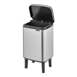 Brabantia Bo Hi Afvalemmer 4 L - Matt Steel FPP -Brabantia 10713282