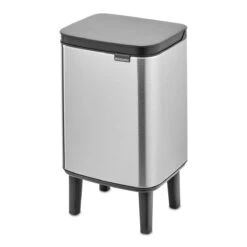 Brabantia Bo Hi Afvalemmer 4 L - Matt Steel FPP -Brabantia 10713288
