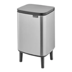 Brabantia Bo Hi Afvalemmer 7 L - Matt Steel FPP -Brabantia 10713309