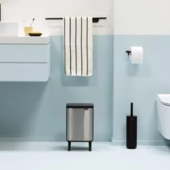 Brabantia Bo Hi Afvalemmer 7 L - Matt Steel FPP -Brabantia 10713311