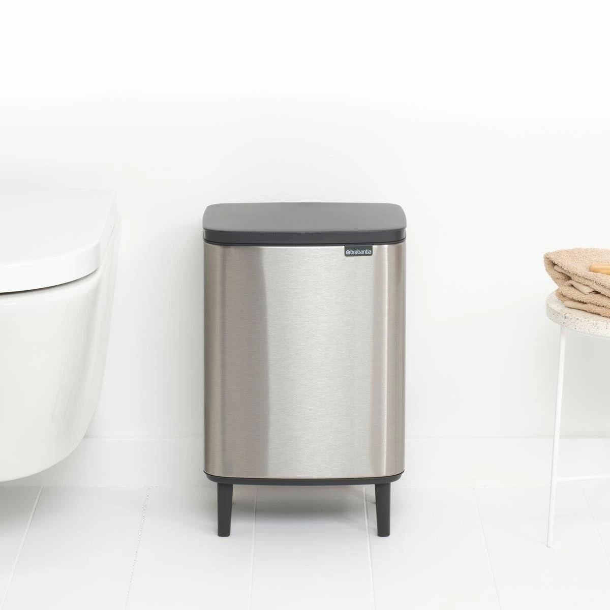 Brabantia Bo Hi Afvalemmer 12 L - Matt Steel FPP 9 Brabantia Bo Hi Afvalemmer 12 L - Matt Steel FPP - Afbeelding 7