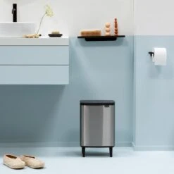 Brabantia Bo Hi Afvalemmer 12 L - Matt Steel FPP 26 Brabantia Bo Hi Afvalemmer 12 L - Matt Steel FPP -Brabantia 10713322