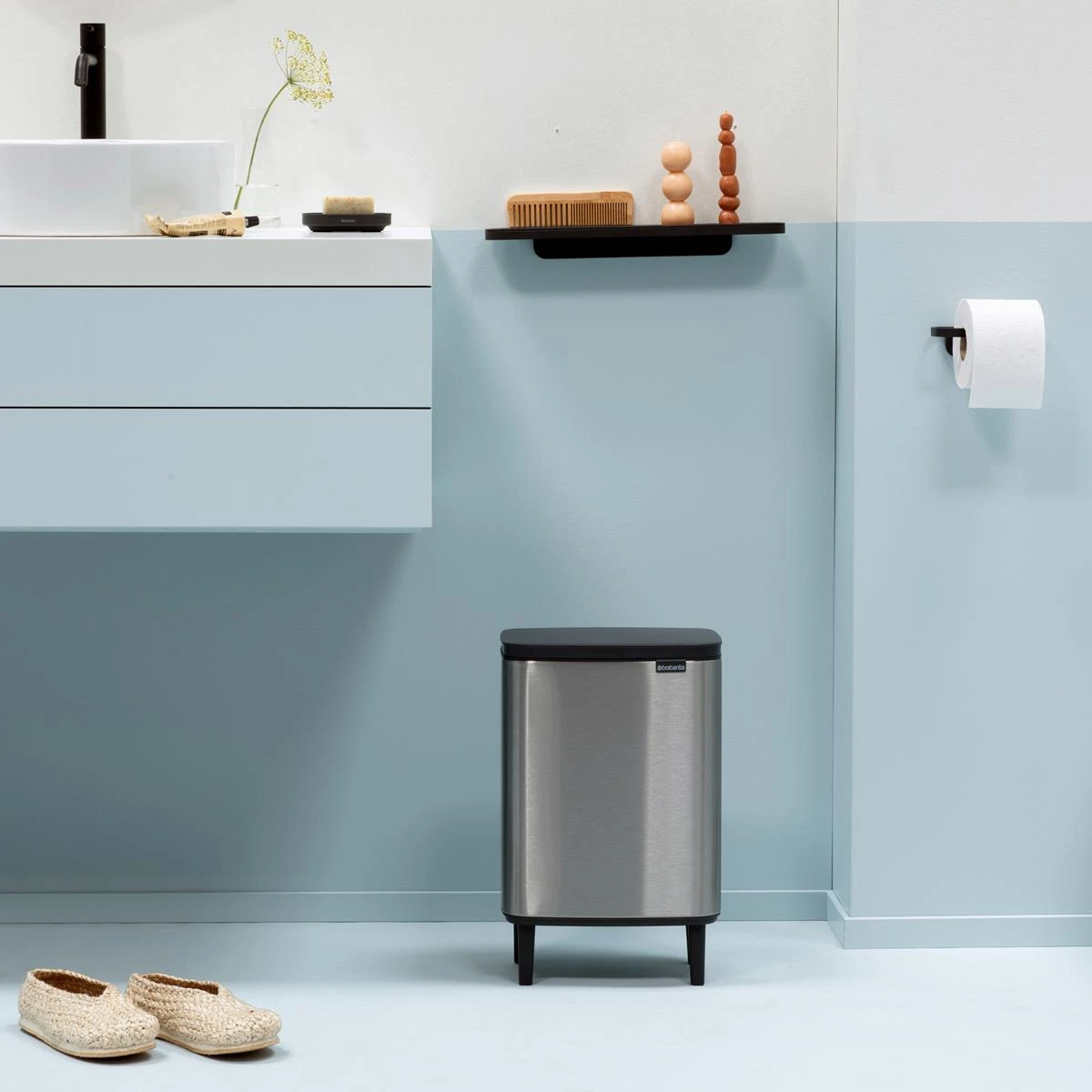 Brabantia Bo Hi Afvalemmer 12 L - Matt Steel FPP 11 Brabantia Bo Hi Afvalemmer 12 L - Matt Steel FPP - Afbeelding 9