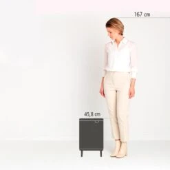 Brabantia Bo Hi Afvalemmer 12 L - Matt Steel FPP 28 Brabantia Bo Hi Afvalemmer 12 L - Matt Steel FPP -Brabantia 10713345