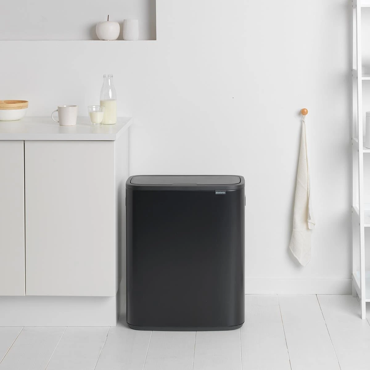 Brabantia Bo Touch Bin Afvalemmer 2 X 30 L - Zwart 20 Brabantia Bo Touch Bin Afvalemmer 2 X 30 L - Zwart - Afbeelding 18