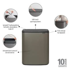 Brabantia Bo Touch Bin 60 Liter -Brabantia 10732251