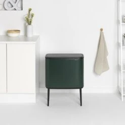 Brabantia Bo Touch Bin Afvalemmer 3 X 11 L - Pine Green -Brabantia 10776956