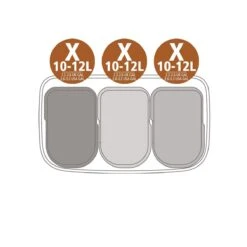 Brabantia Bo Touch Bin Afvalemmer 3 X 11 L - Soft Beige 20 Brabantia Bo Touch Bin Afvalemmer 3 X 11 L - Soft Beige -Brabantia 10779431