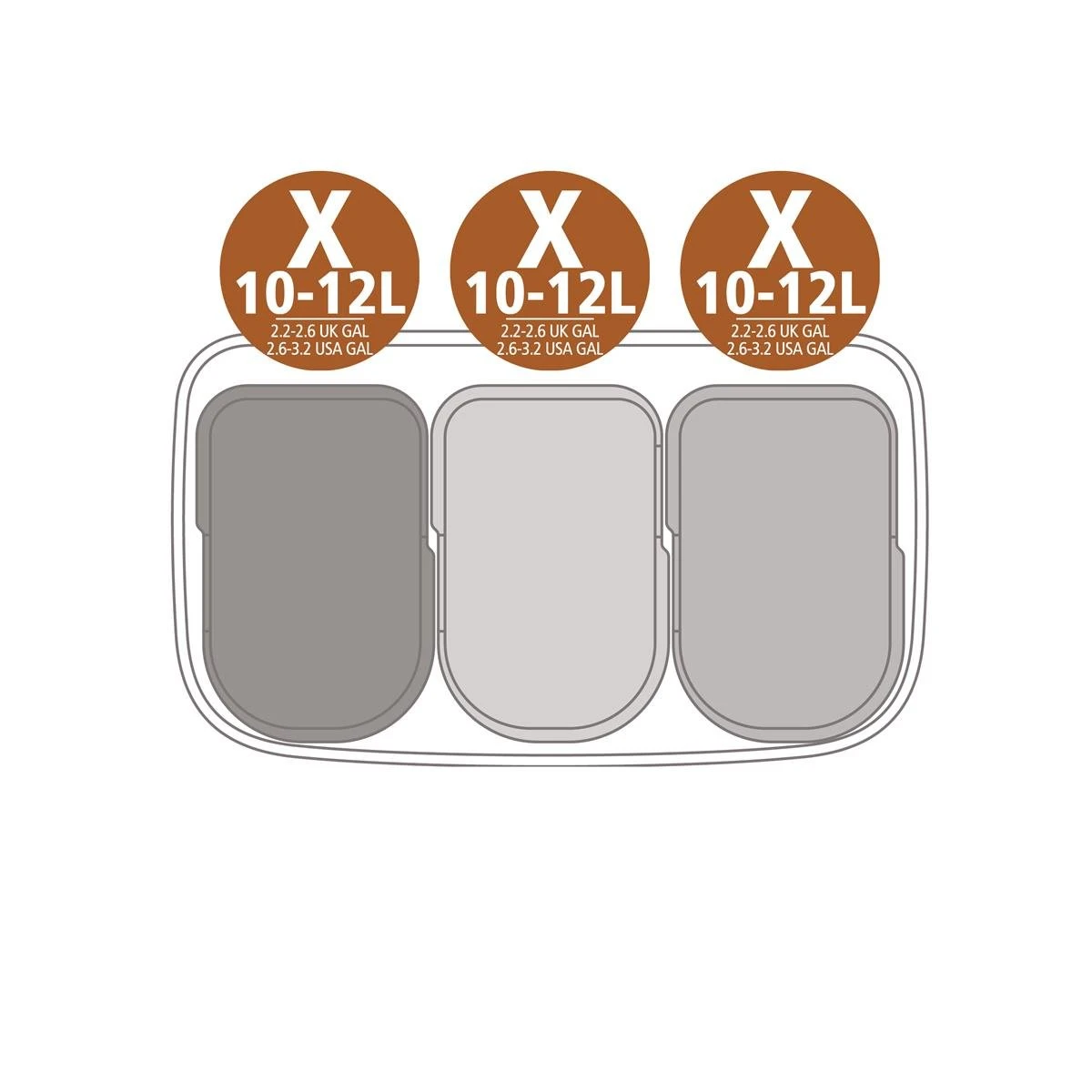 Brabantia Bo Touch Bin Afvalemmer 3 X 11 L - Soft Beige 11 Brabantia Bo Touch Bin Afvalemmer 3 X 11 L - Soft Beige - Afbeelding 9