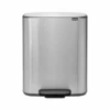 Brabantia Bo Pedaalemmer 2 X 30 Liter Matt Steel Fingerprint Proof