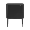 Brabantia Bo Touch Afvalemmer 11 + 23 Liter Matt Black -Brabantia 10 1 2
