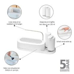 Brabantia SinkStyle Organiser 3-delig - Fresh White -Brabantia 11084138