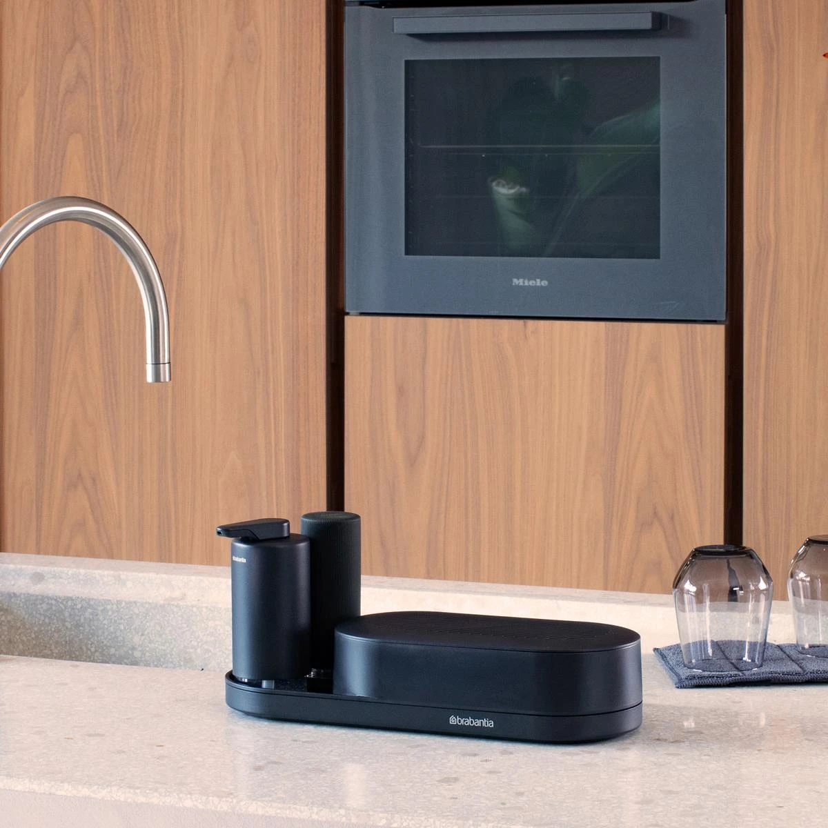 Brabantia SinkStyle Organiser 3-delig - Infinite Grey 4 Brabantia SinkStyle Organiser 3-delig - Infinite Grey - Afbeelding 2