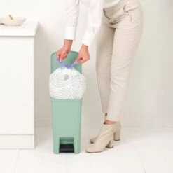Brabantia StepUp Pedaalemmer - 16 L - Jade Green -Brabantia 11085572