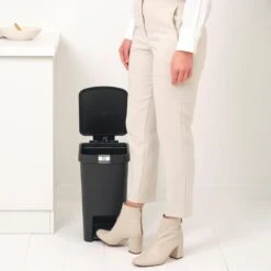 Brabantia StepUp Pedaalemmer - 16 L - Dark Grey -Brabantia 11085607