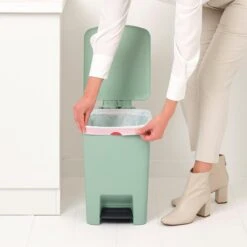 Brabantia StepUp Pedaalemmer - 25 L - Jade Green -Brabantia 11085645