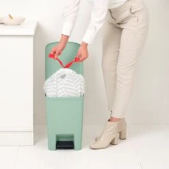 Brabantia StepUp Pedaalemmer - 25 L - Jade Green -Brabantia 11085649