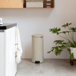 Brabantia NewIcon Pedaalemmer 30 Liter - Soft Beige -Brabantia 11129971