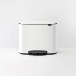 Brabantia Bo Pedaalemmer 3 X 11 L - Wit -Brabantia 11130442