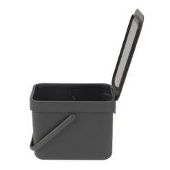 Brabantia Sort & Go Afvalemmer 6 L - Donkergrijs 17 Brabantia Sort & Go Afvalemmer 6 L - Donkergrijs -Brabantia 11140551
