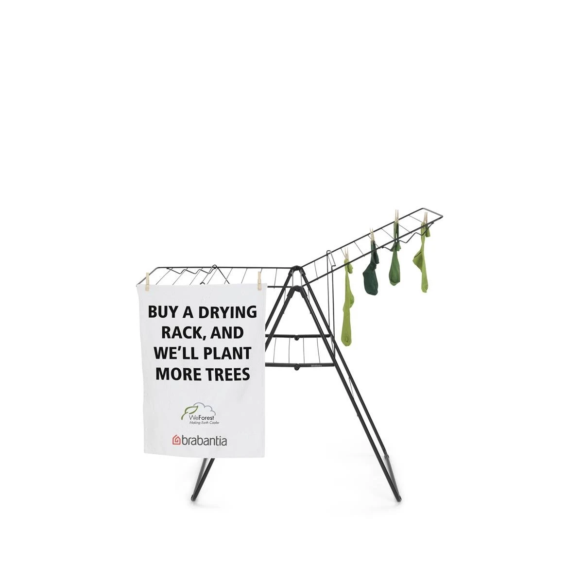 Brabantia HangOn Droogrek 20 Meter - Matt Black 18 Brabantia HangOn Droogrek 20 Meter - Matt Black - Afbeelding 16