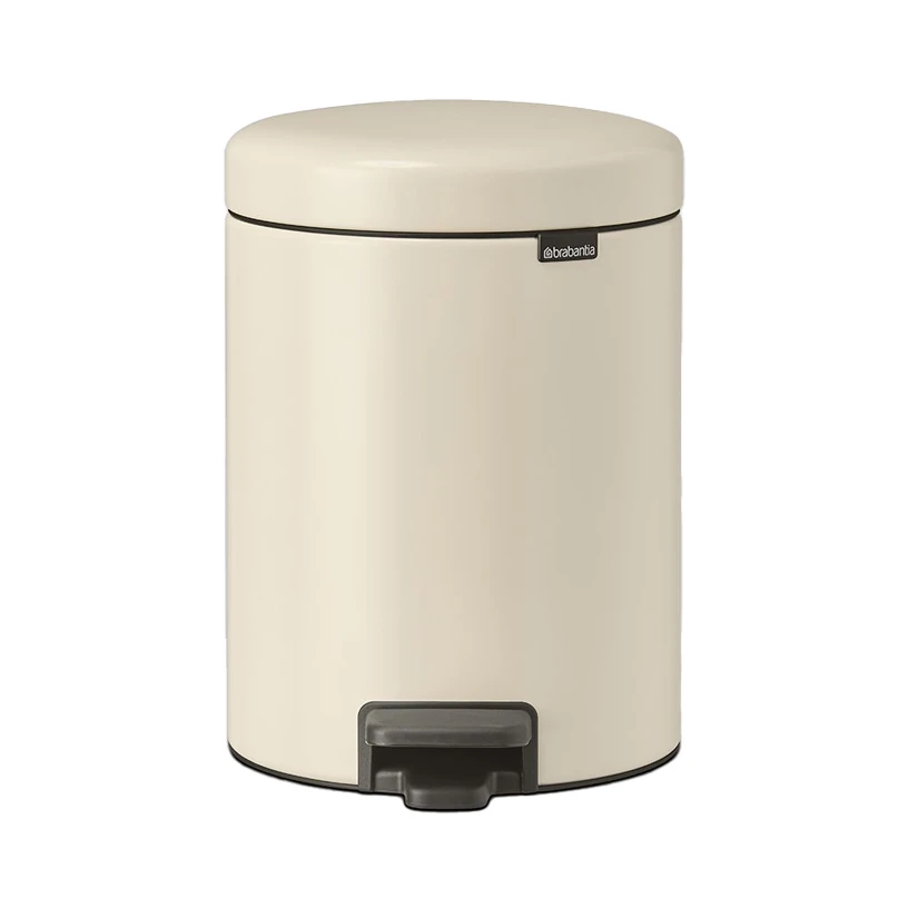 Brabantia Newicon Pedaalemmer 5 Liter Soft Beige 3 Brabantia Newicon Pedaalemmer 5 Liter Soft Beige