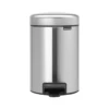 Brabantia Newicon Pedaalemmer 3 Liter Matt Steel -Brabantia 27 1