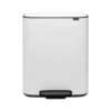 Brabantia Bo Pedaalemmer 2 X 30 Liter White -Brabantia 3 1 2