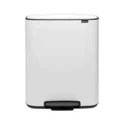 Brabantia Bo Pedaalemmer 2 X 30 Liter White