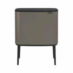 Brabantia Bo Touch Afvalemmer 11 + 23 Liter Platinum