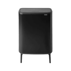Brabantia Bo Touch Hi Afvalemmer 60 Liter Matt Black