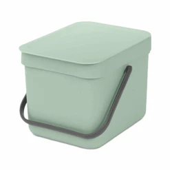 Brabantia Sort En Go Afvalbak 6 Liter Jade Green