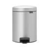 Brabantia Newicon Pedaalemmer 5 Liter Metallic Grey -Brabantia 52