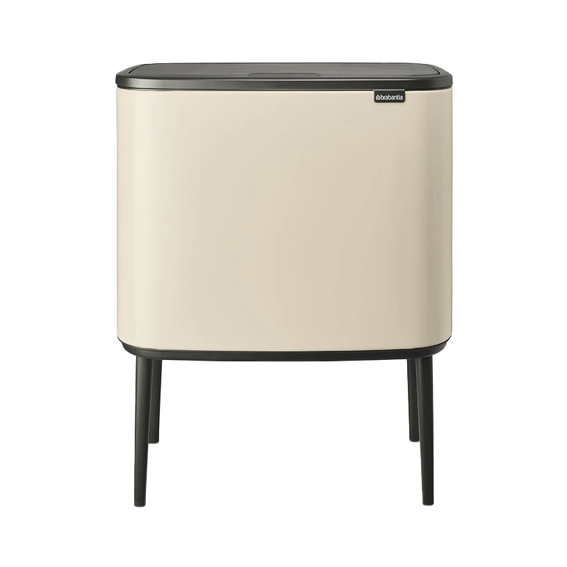 Brabantia Bo Touch Afvalemmer 36 Liter Soft Beige 3 Brabantia Bo Touch Afvalemmer 36 Liter Soft Beige