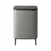 Brabantia Bo Touch Hi Afvalemmer 2 X 30 Liter Mineral Concrete -Brabantia 5 1 2