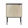 Brabantia Bo Touch Afvalemmer 36 Liter Metallic Gold 1 Brabantia Bo Touch Afvalemmer 36 Liter Metallic Gold -Brabantia 78
