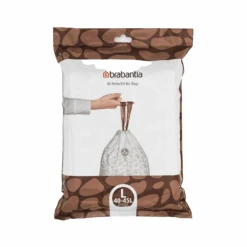 Brabantia PerfectFit L Afvalzakken Met Trekband 40 To 45 Liter 40 Stuks