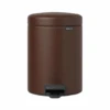 Brabantia Newicon Pedaalemmer 5 Liter Mineral Cosy Brown -Brabantia 84