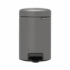 Brabantia Newicon Pedaalemmer 3 Liter Mineral Concrete Grey -Brabantia 85