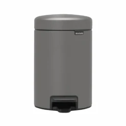 Brabantia Newicon Pedaalemmer 3 Liter Mineral Concrete Grey