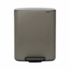 Brabantia Bo Pedaalemmer 2 X 30 Liter Platinum