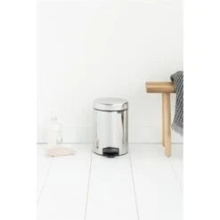 Brabantia Newicon Pedaalemmer 3L Brilliant Staal -Brabantia 8710755113147 3