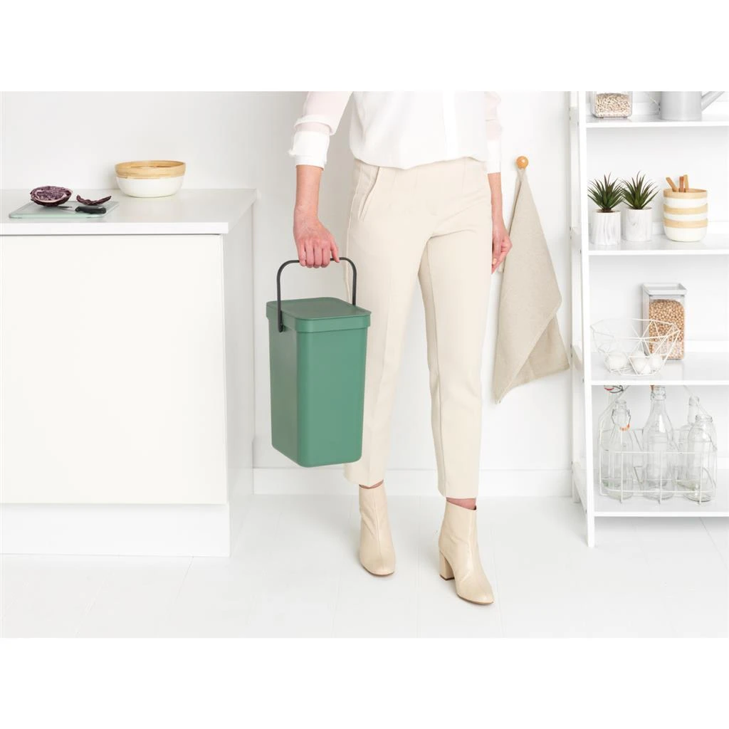 Brabantia Sort And Go Afvalemmer 12L Fir Green 6 Brabantia Sort And Go Afvalemmer 12L Fir Green - Afbeelding 4