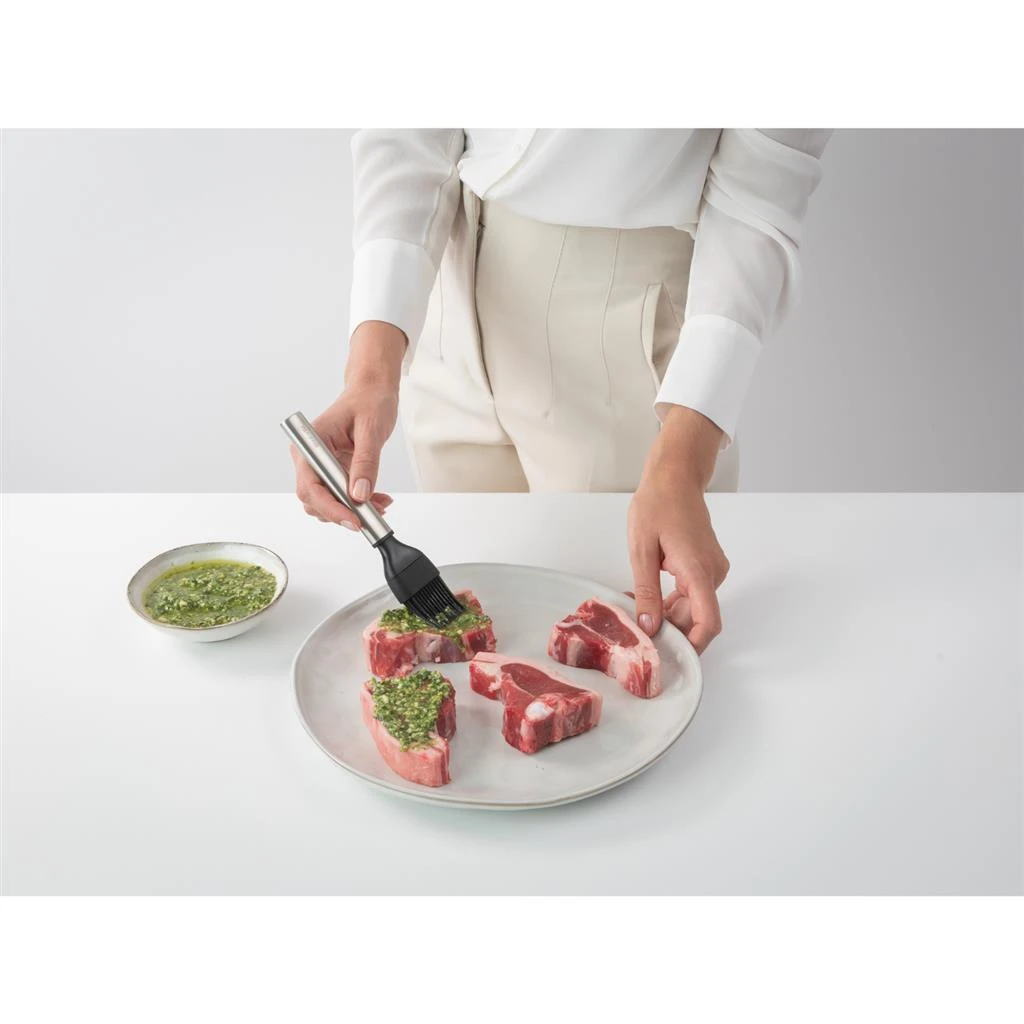 Brabantia Profile Bakborstel Siliconen/RVS 6 Brabantia Profile Bakborstel Siliconen/RVS - Afbeelding 4