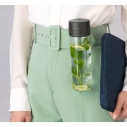 Brabantia Make & Take Waterfles 0.5L Donkergrijs -Brabantia 8710755148842 2