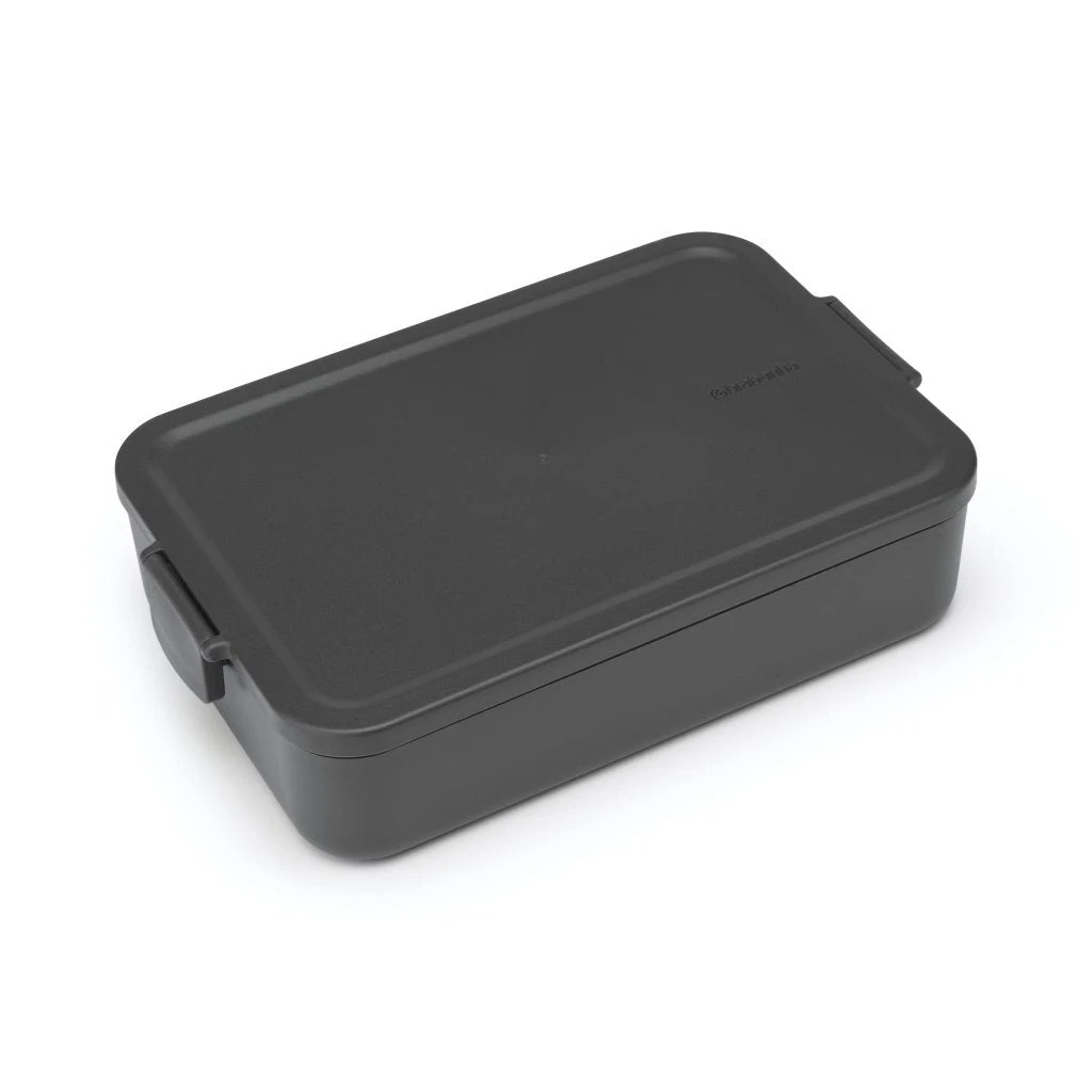 Brabantia Make & Take Bento Lunchbox L Donkergrijs 6 Brabantia Make & Take Bento Lunchbox L Donkergrijs - Afbeelding 4