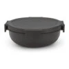 Brabantia Make & Take Salade Lunchkom 1.3L Donkergrijs -Brabantia 8710755206344 1