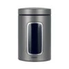 Brabantia Voorraadbus Met Venster 1.4L Platinum 2 Brabantia Voorraadbus Met Venster 1.4L Platinum -Brabantia 8710755288425 0