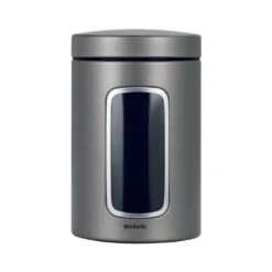 Brabantia Voorraadbus Met Venster 1.4L Platinum