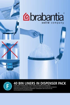 Brabantia Afvalzak Dispenser Pack 20 Liter (F) Hoog Model, 4